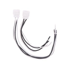 2pcs G10Q Lamp Holder With 15/25cm Long Cable Ring Lamp Plug 4pins Base Insulating Tube Ultraviolet Light Base