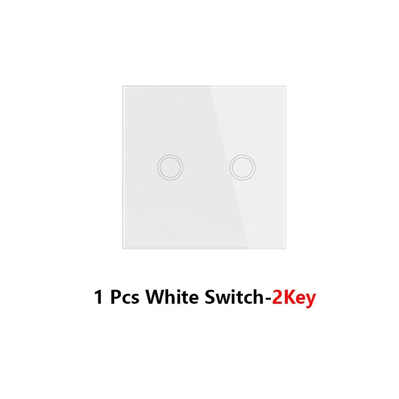 Diese 86 Switch Panel ON/OFF Touch Switch Wireless Light Switch 433Mhz Remote Control ,AC 85V~240V 10A Interruptor for Lighting