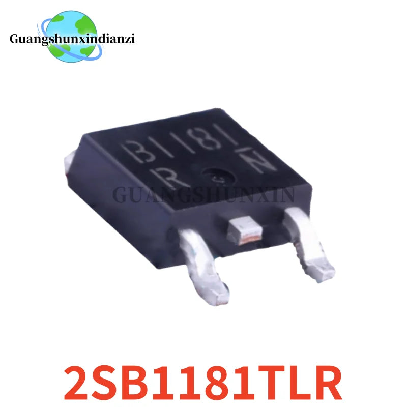 10-50PCS 100% NEW 2SB1181TLR 2SB1181 B1181 TO-252 Transistor SMD SOT-252 1A 80V PNP power transistor