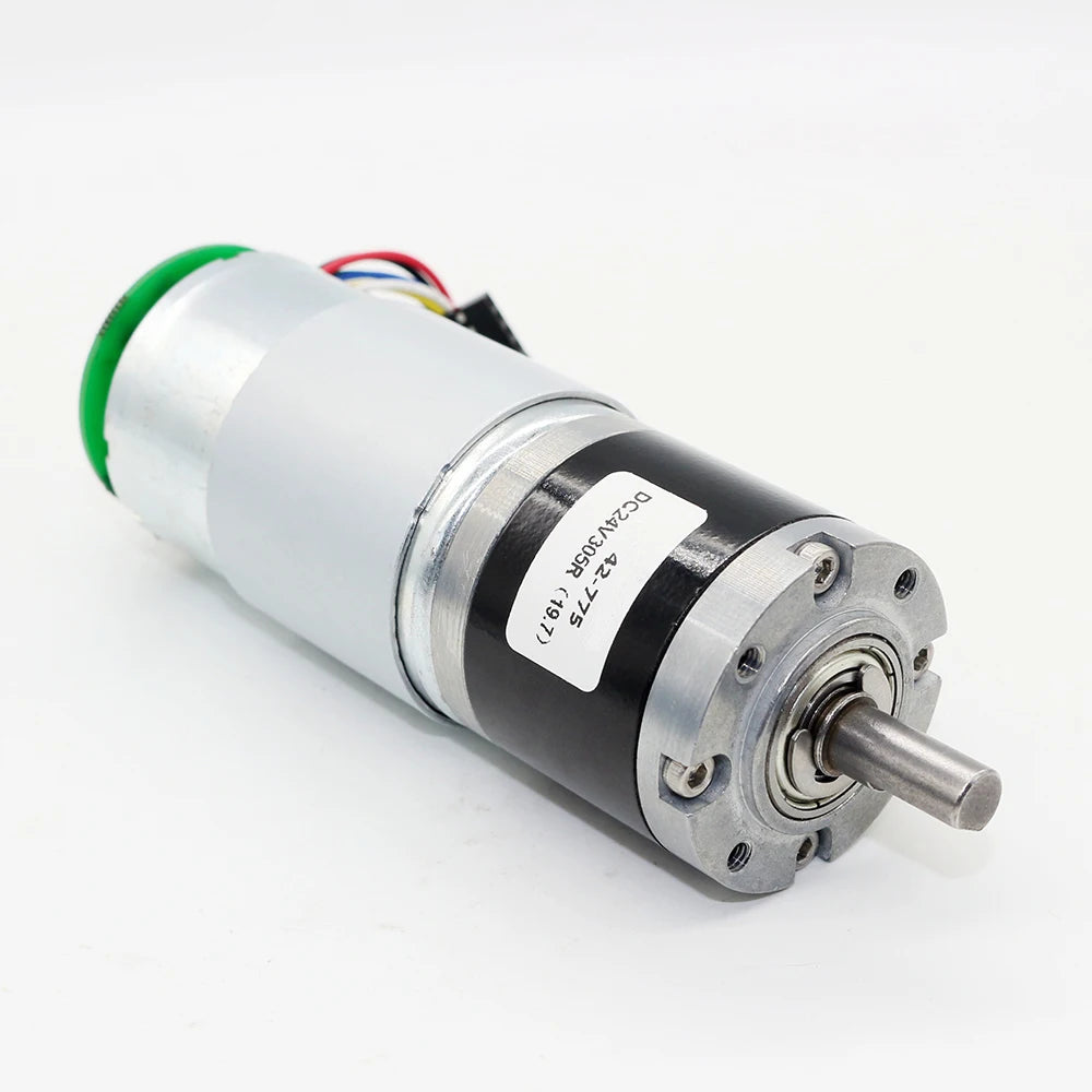 42mm DC 12V 24V 8-1600rpm 775 Max 235kg.cm High Torque Gear Motor With Encoder