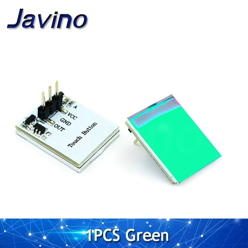 1/5/10Pcs Capacitive Touch Switch HTTM Button LED Sensor Module Green Blue Red Yellow RGB Multi Color Display DIY Electronic