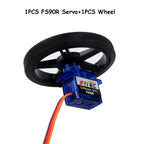 Feetech FS90R RC Servo 1.5KG 4.8-6V 360 Degree Continuous Rotation Micro Motor Wheel for Smart Robot Microbit RC Car Boat Drones