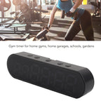 Fitness Interval Timer Portable Gym Timer Multifunctional 1000mAh USB Fitness Sports Interval Workout Timer Alarm Clock