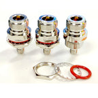 L16 N Female To SMA Female Connector N Female To SMA Female with Nut O-ring Washer Flange Water Proof Bulkhead Panel Mount Brass