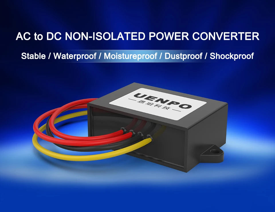 AC12V to DC12V 1A 2A 5A AC to DC Power Module AC36V24V to 12V Monitoring Transformer Waterproof Converter CE RoHS FCC