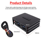 Car Power Amplifier 4*60W Way DSP Car Audio Speaker Amplifier Lossless Audio Processor For Android Large Screen Dedicated
