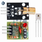 KY-008 650nm Laser Transmitter Module with Laser Sensor Module Non-Modulator Tube Laser Receiver Module Kit