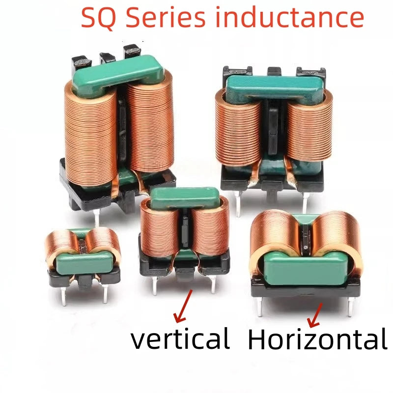 1PCS Common Mode Inductor 5mH 10mH Flat Wire EMI Common Mode Magnetic Loop Inductor, High Current Filter Inductor Coil