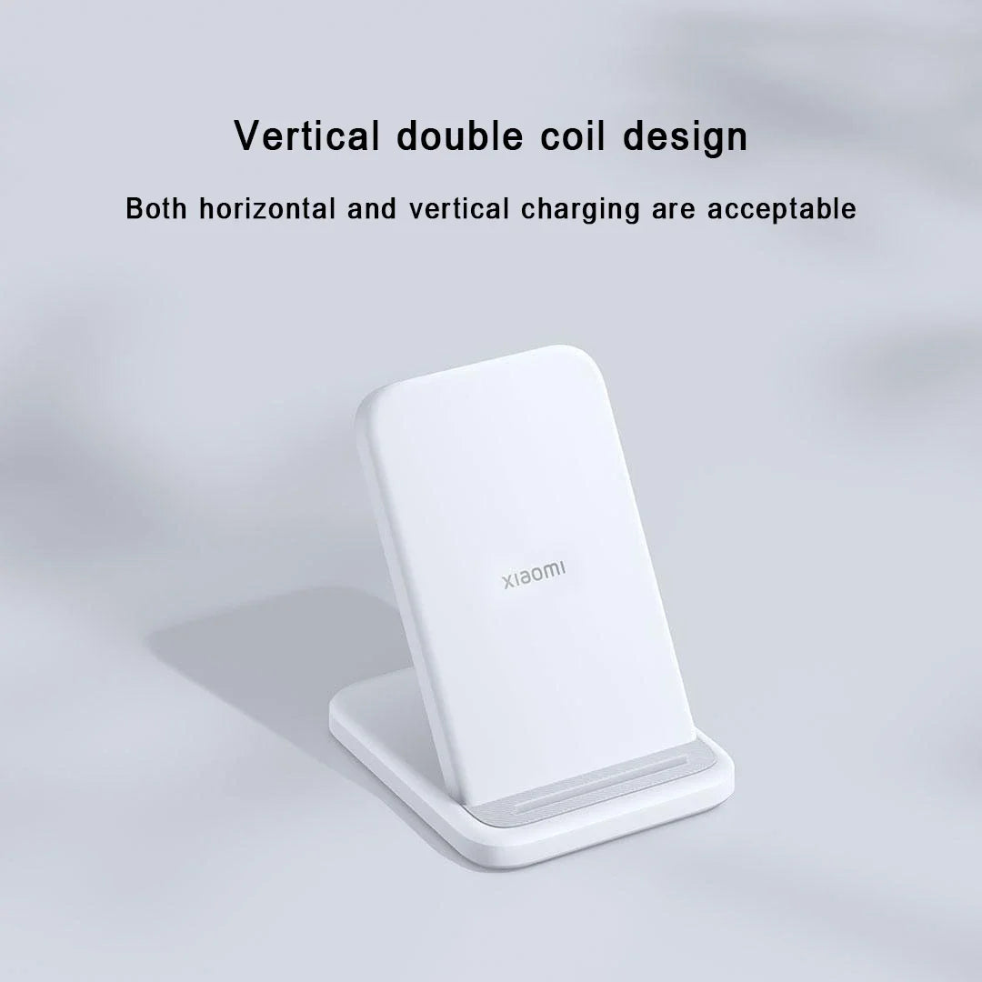Xiaomi 30W Wireless Charger Vertical Fast Charging for Xiaomi Mi 14/13/12/11 Series for Redmi K70/K60 Series for IPhone Series