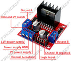 Mini L298N driver board module L298N stepper motor smart car robot breadboard peltier High Power DC Motor Driver for arduino