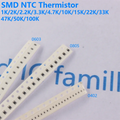10pcs SMT Thermistor NTC Temperature Sensor Low Temperature 0402 0603 0805 10k 50k 100k 3950 1k 20k