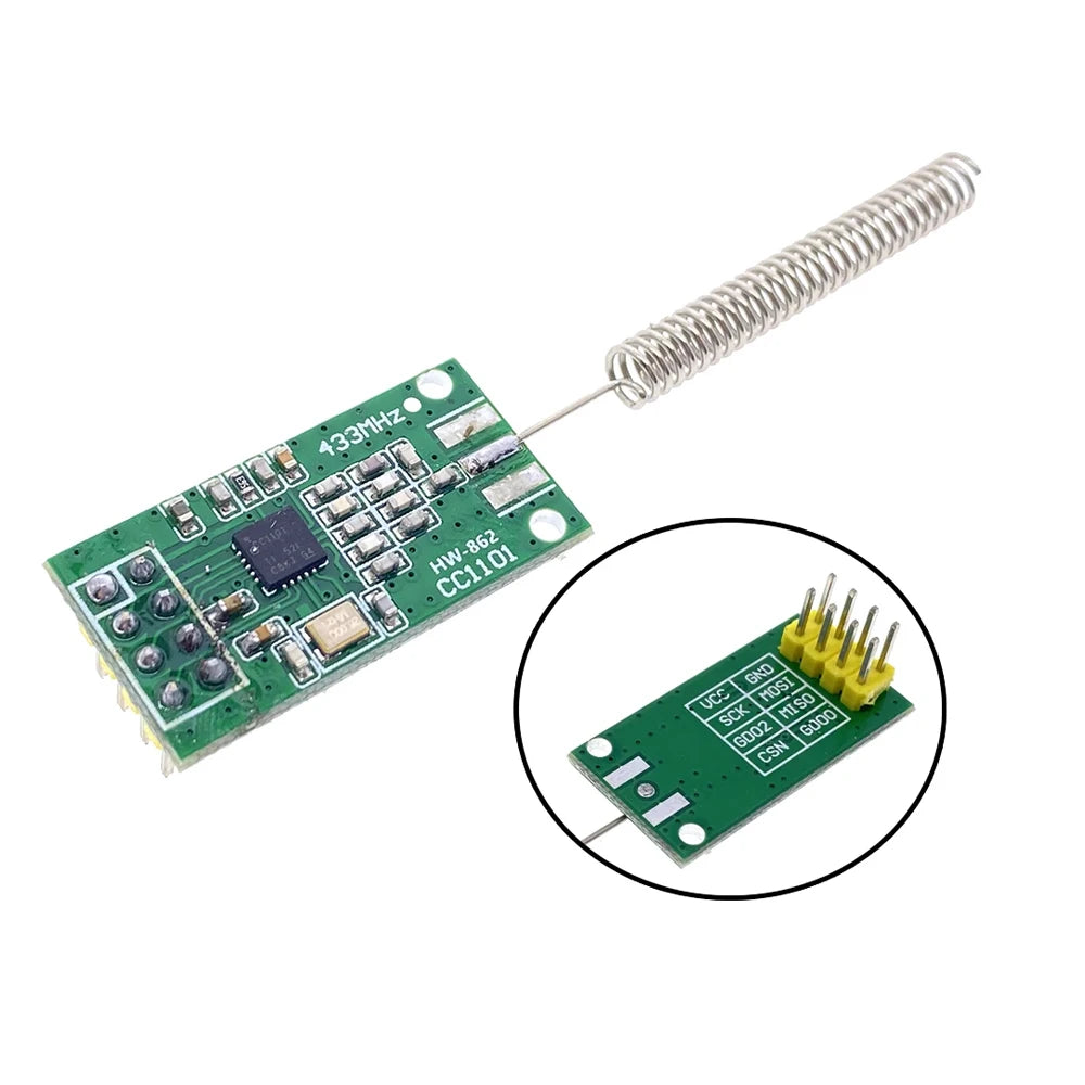 CC1101 433M 10mW Wireless Sender Transceiver Receiver Module NRF905/SX1212/SI4432 data transmission/transceiver