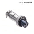 GX12 2 3 4 5 6 Pin Docking Aviation Plug Socket Waterproof Circular Connector