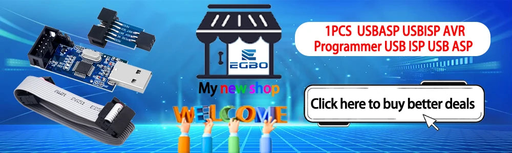 1PCS /5pcs  USBASP USBISP AVR Programmer USB ISP USB ASP ATMEGA8 ATMEGA128 Support Win7 64 with stk500