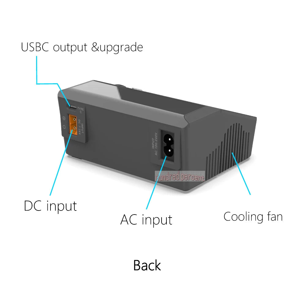ToolkitRC M6DAC Dual Channel Smart Lipo Battery Charger Discharger AC 200W DC 350WX2 15A for 1-6S LiHV PD 65W