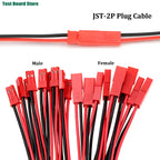 10/20/50PCS 100mm/300mm Male Female Connector JST Plug Cable For RC BEC Battery Helicopter DIY FPV Drone Quadcopter