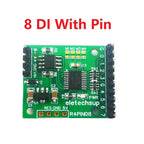 DC 5V 12V 24V 8DI/8DO/4DI-4DO/2DI-6DO/6DI-2DO RS485 Bus Core Board for Raspberry Pi Arduino ESP32 PLC Network Control