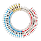 280/1200pcs Solder Sealed Wire Connectors Heat Shrink Solder Butt Connectors Solder Connector Kit Automotive Marine Insulation