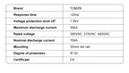TOMZN AC SPD 2P House Surge Protector Protection Protective Low-voltage Arrester Device 10-20kA 20-40kA 30-60kA 275V 385V 420V
