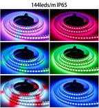 WS2812B WS2811 WS2815 WS2813 DC5V/12V RGB LED Strip WS2812 30/60/144pixels/Leds/M Individually Addressable Tape Light IP30/65/67