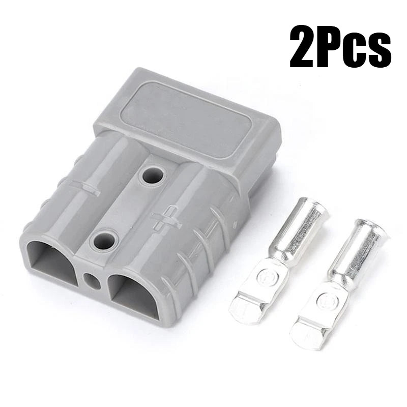 1-10Pcs 2-Pin 50A-600V Battery Terminal Connectors Battery Quick Connect/Disconnect for Anderson Style Plug Connectors DC