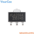 50Pcs ME6209A ME6209A30PG ME6209A40PG ME6209A45PG ME6209A50PG SOT-89-3 3V 4V 4.5V 5V 250mA Low Power LDO Chip Linear Regulator
