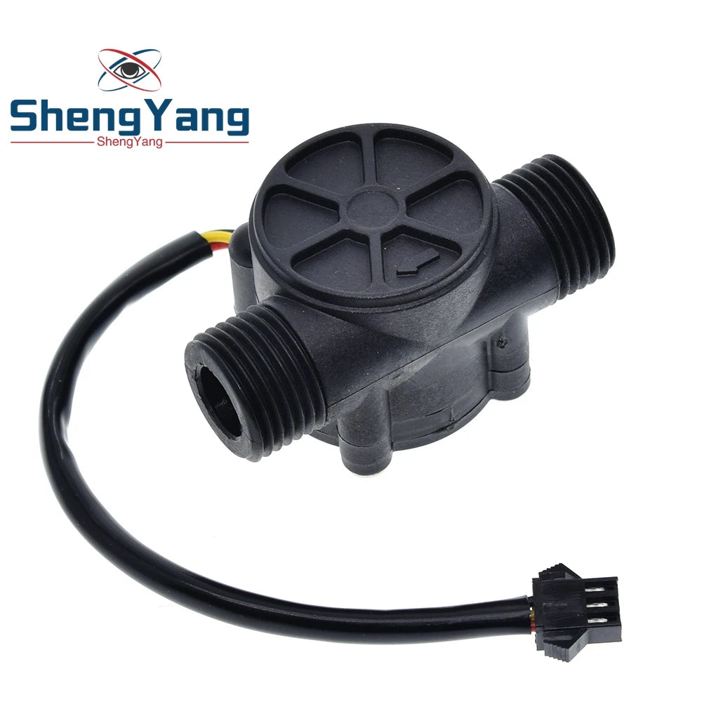 1/2/5pcs TZT Water flow sensor flowmeter Hall flow sensor Water control 1-30L/min 2.0MPa YF-S201