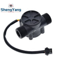1/2/5pcs TZT Water flow sensor flowmeter Hall flow sensor Water control 1-30L/min 2.0MPa YF-S201