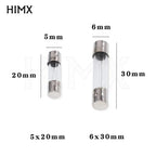 5*20 6*30 Glass Fuse Fast Fuse 250V 0.1A 0.2A 0.5A 1A 2A 3A 3.15A 4A 5A 6A 7A 8A 10A 12A 15A 20A 30A Quick Blow 5x20mm 6x30mm