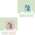 1/2pc LCD Digital Thermometer Hygrometer Indoor Room Electronic Temperature Humidity Meter Sensor Gauge Weather Station For Home