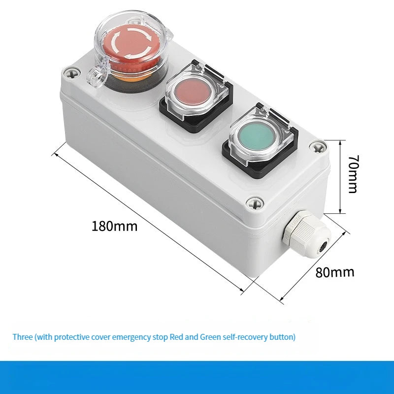 NEW high-quality Switch with arrow button control box self start button water tank electrical industrial emergency stop switch