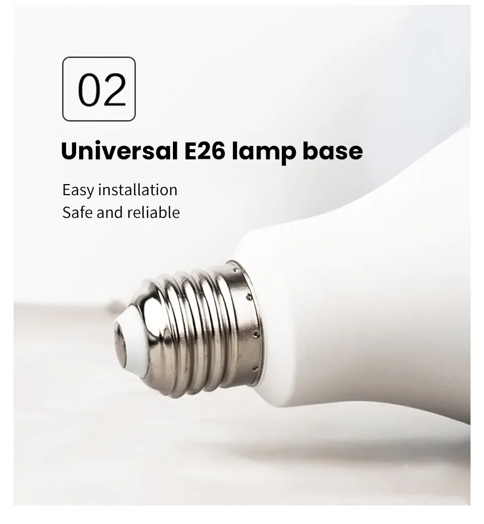 4PCS E27 Base LED Bulbs AC220V 3W 6W 9W 12W 15W 18W 20W Energy Efficient Light Bulb SMD2835 LED Home Bedroom Light decorate Bulb