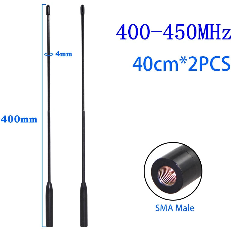 Support Custom 2PCS 433MHz Soft Antenna 400-450MHz 470-510MHz Whip Antenna Omni High Gain LORA Gateway Remote Control Antenna