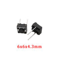 20/50/100 Pcs Micro Tactile Switch Momentary Tact DIP Switch 2 Pin 6 X 6 mm Micro Touch Push Button Switch High 5 mm 6 mm 7 mm 8