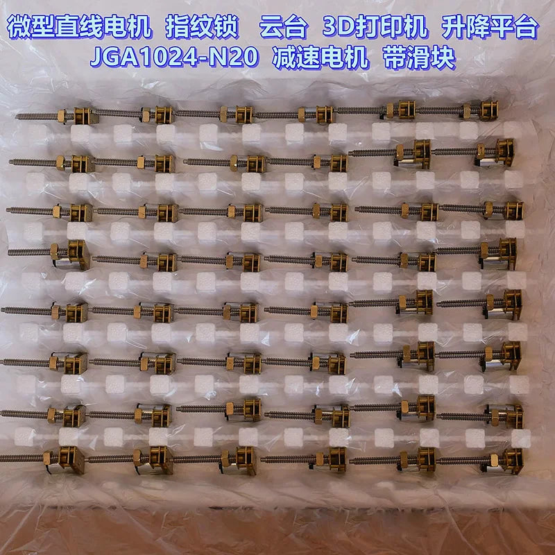Mini N20 Full Metal Linear Screw Slider Gear Motor DC 3V 3.7V 5V 6V Long Screw Shaft DIY 3D Printer Lifting Platform Robotic Arm