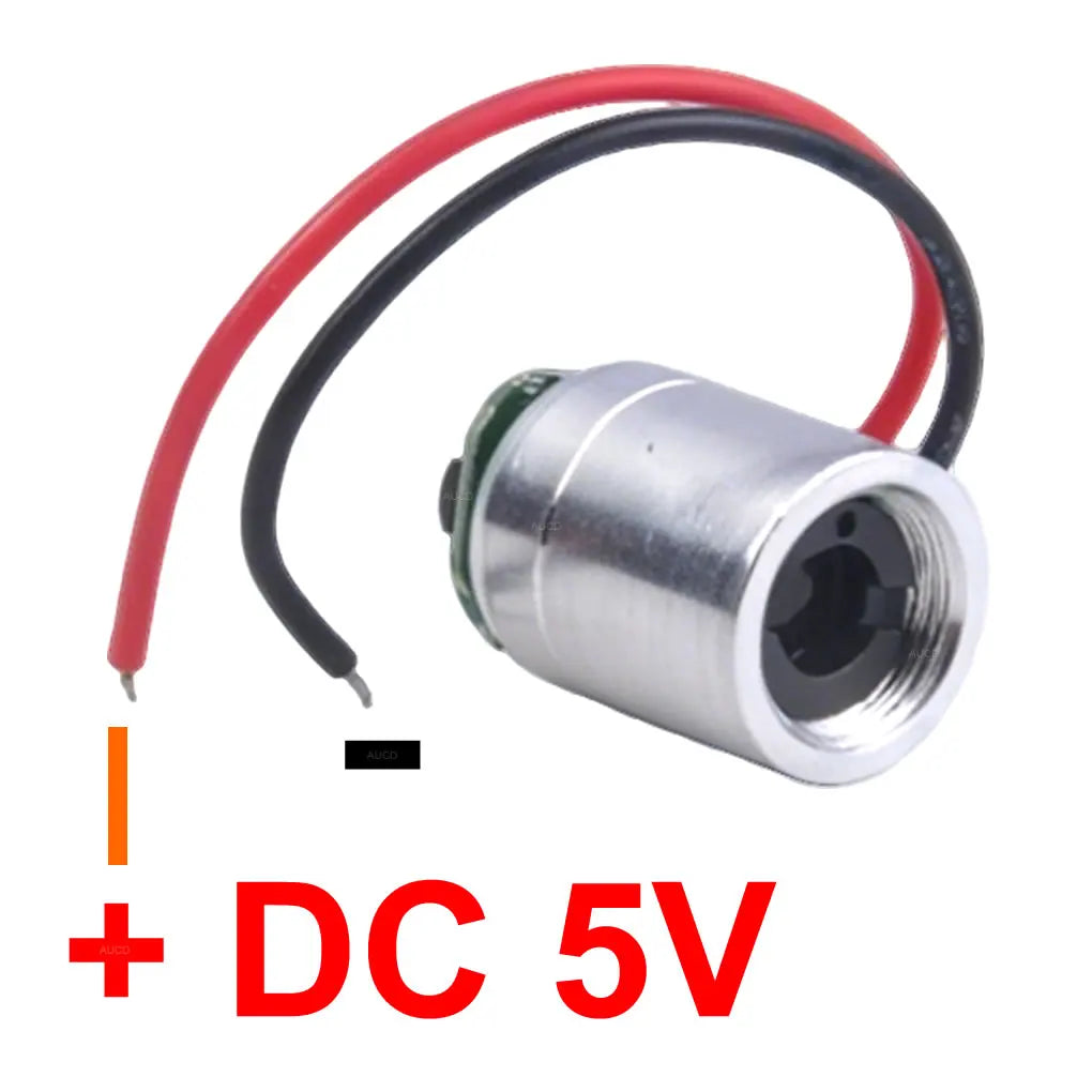AUCD Φ12 50mW Green Laser Dot Module Diode & DPSS Driver Board For Xmas Courtyard Decor Lawn Light Projector Stage Lights Parts