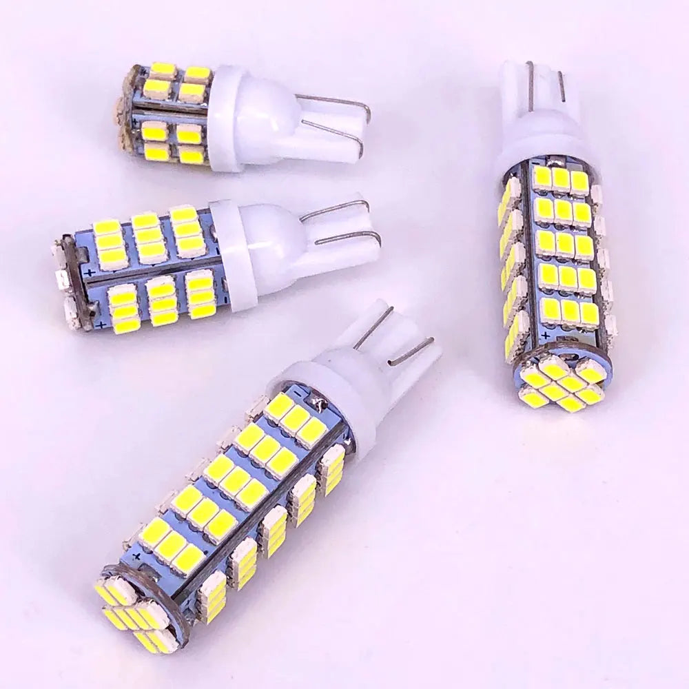100PCS T10 1206 3020 68 42 20 SMD 194 168 W5W 12V 24V Car LED Light Bulbs 20 42 68LED Auto Bulbs White Clearance Interior Light