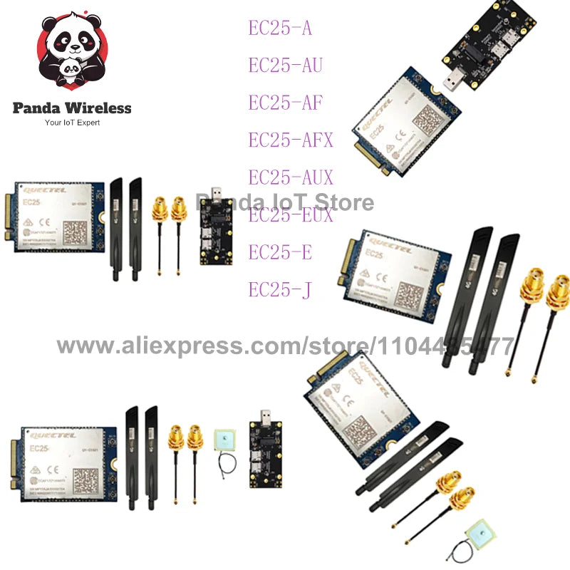 No SIM Card Slot Antenna Optional Quectel EC25-E EC25-J EC25-A  EC25-AU EC25-AUX EC25-EUX EC25-AF EC25-AFX LTE Cat 4 M.2 Module