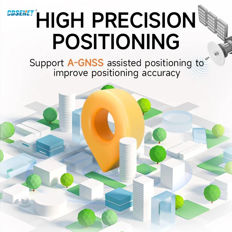 GNSS Module MultiMode Satellite Position Navigation BDS GPS GLONASS CDSENT E108-GN03 Series Low Power Consumption Small Size