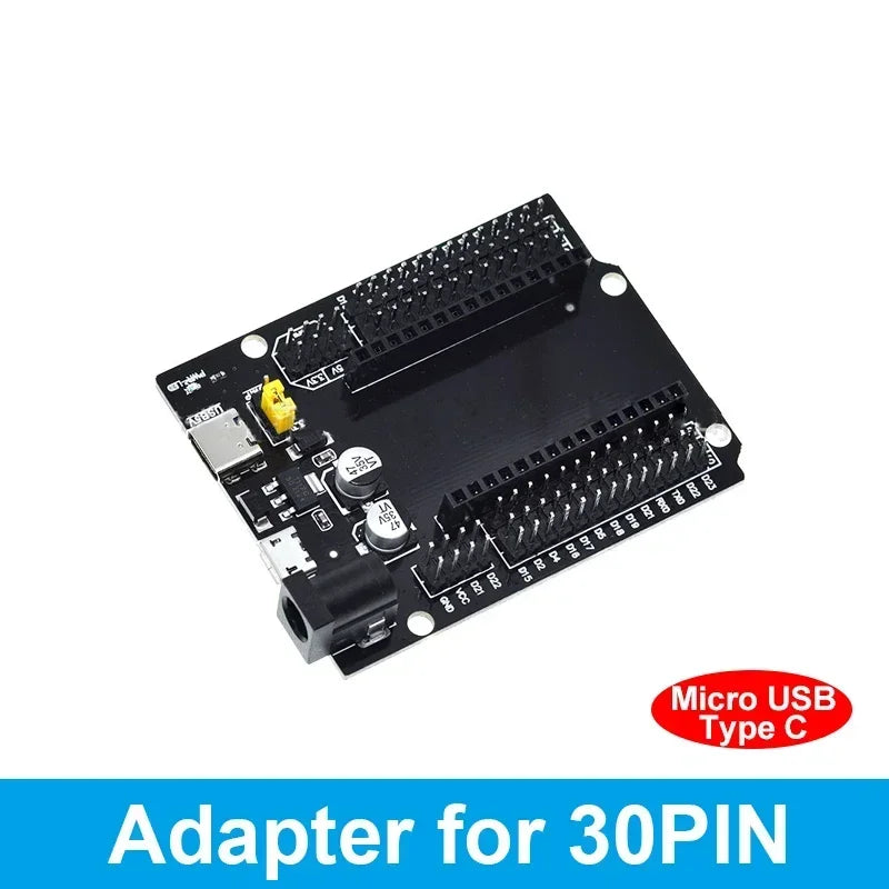 ESP32 Development Board WiFi+Bluetooth Module NodeMCU-32S ESP32-DevKitC 32D 32U CH9102 30Pin 38Pin with GPIO Expansion Board