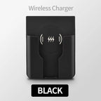 15W Wall Mount Wireless Charger, Qi Universal Fast Charging Panel for iPhone & Android, Flush AC 110–220V In-Wall Phone Charger