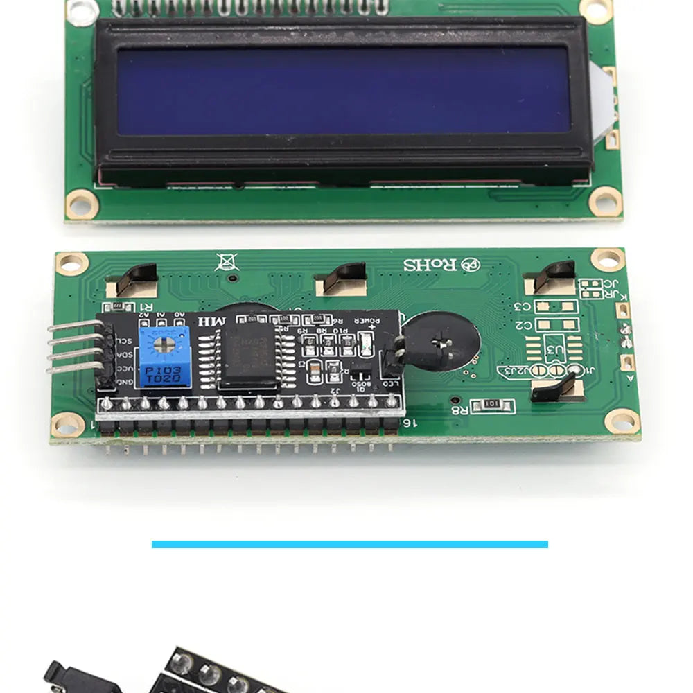 DC5V LCD1602 Screen Module 16*2 Display in ASCII Character Set PCF8574 I2C Interface Expand for Arduino development