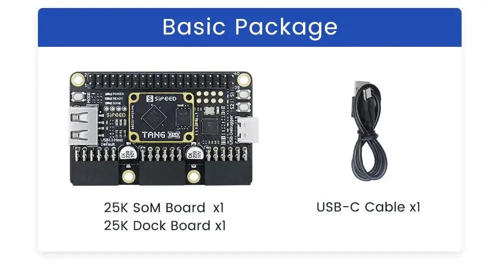 Sipeed Tang Primer 25K SoM/Dock Board GOWIN GW5A RISCV FPGA Development Board PMOD SDRAM