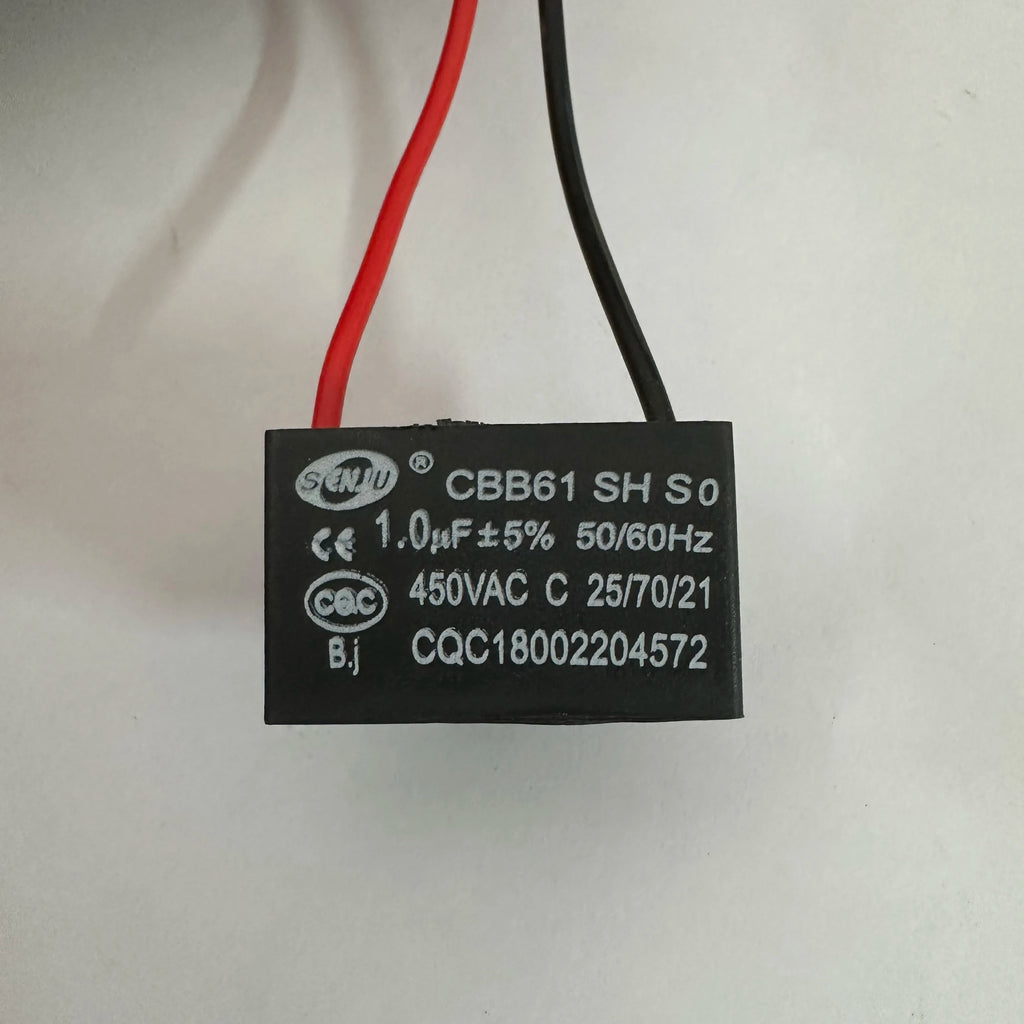 CBB61 Motor Start Capacitor 450V AC Fan Condenser1/1.2/1.5/1.8/2/2.5/3/4/5/6/8/10UF