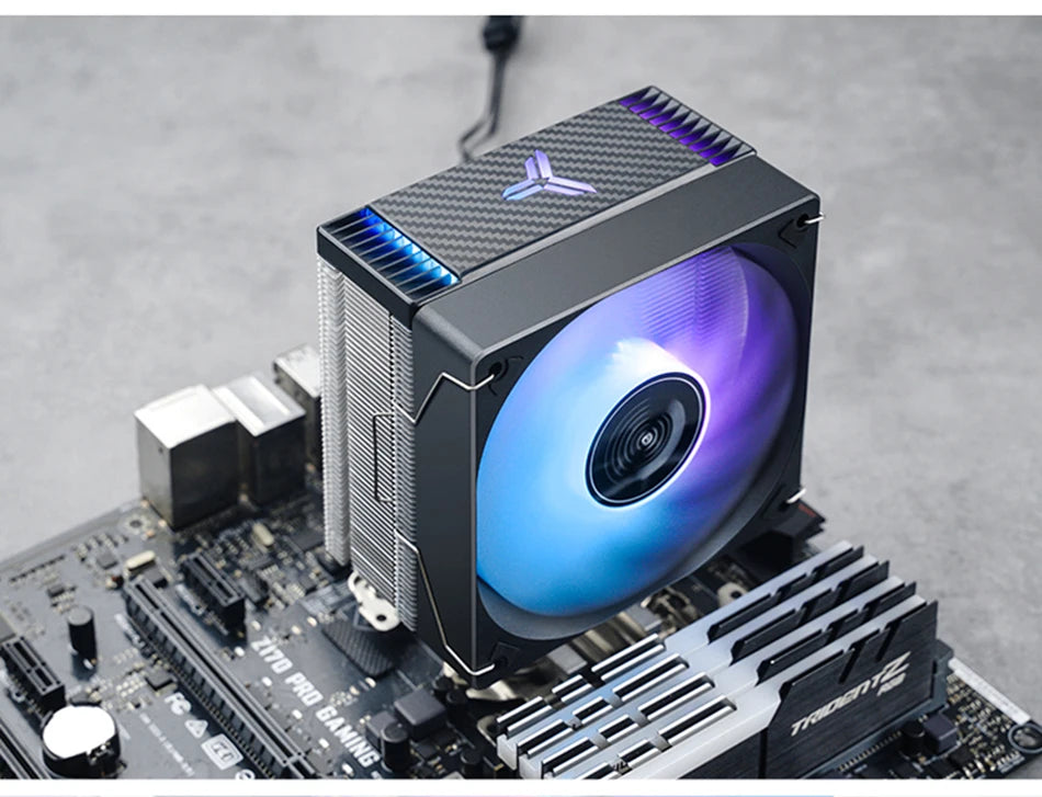 JONSBO CR-1000 EVO Tower CPU Cooler Nickel Plated 4 Heat Pipe 5V 3PIN ARGB Fan Air-Cooled Radiator For LGA1700 115X 1200 AM4 AM5