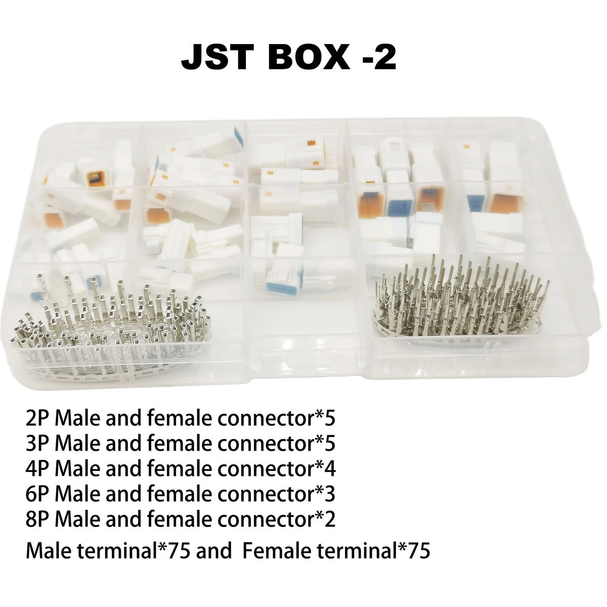 2P 3P 4P 6P 8P 0.6 MM Waterproof Wire Connector Plug Male And Female Socket With Cable JST JWPF Electrical Connectors