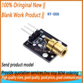 KY-008 650nm Laser Sensor Module 3pin Red Laser Transmitter Dot Diode Copper Head Module KY008 For  Sensors