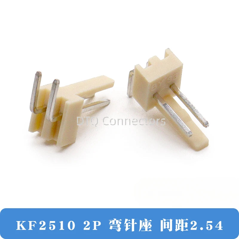 50/100PCS KF2510 connector straight pin socket bent pin socket 2.54MM 2A 3AW 4 5 6 8 10 12P