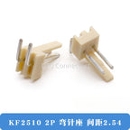 50/100PCS KF2510 connector straight pin socket bent pin socket 2.54MM 2A 3AW 4 5 6 8 10 12P
