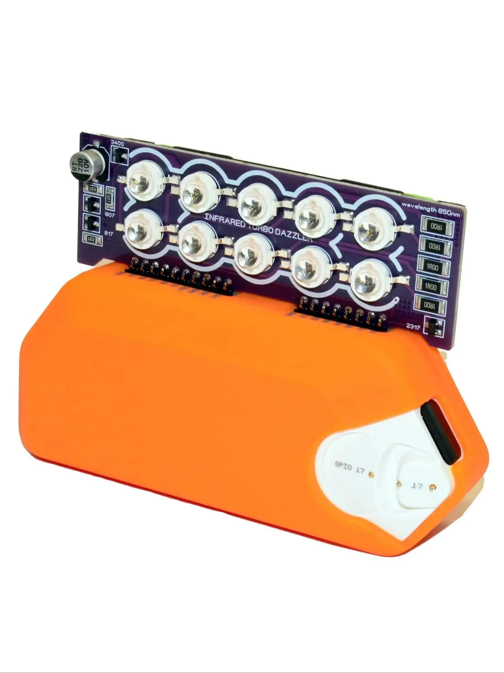 High Power Infrared Transmitter Module Compatible with Flipper Zero, Long Range IR Accessory